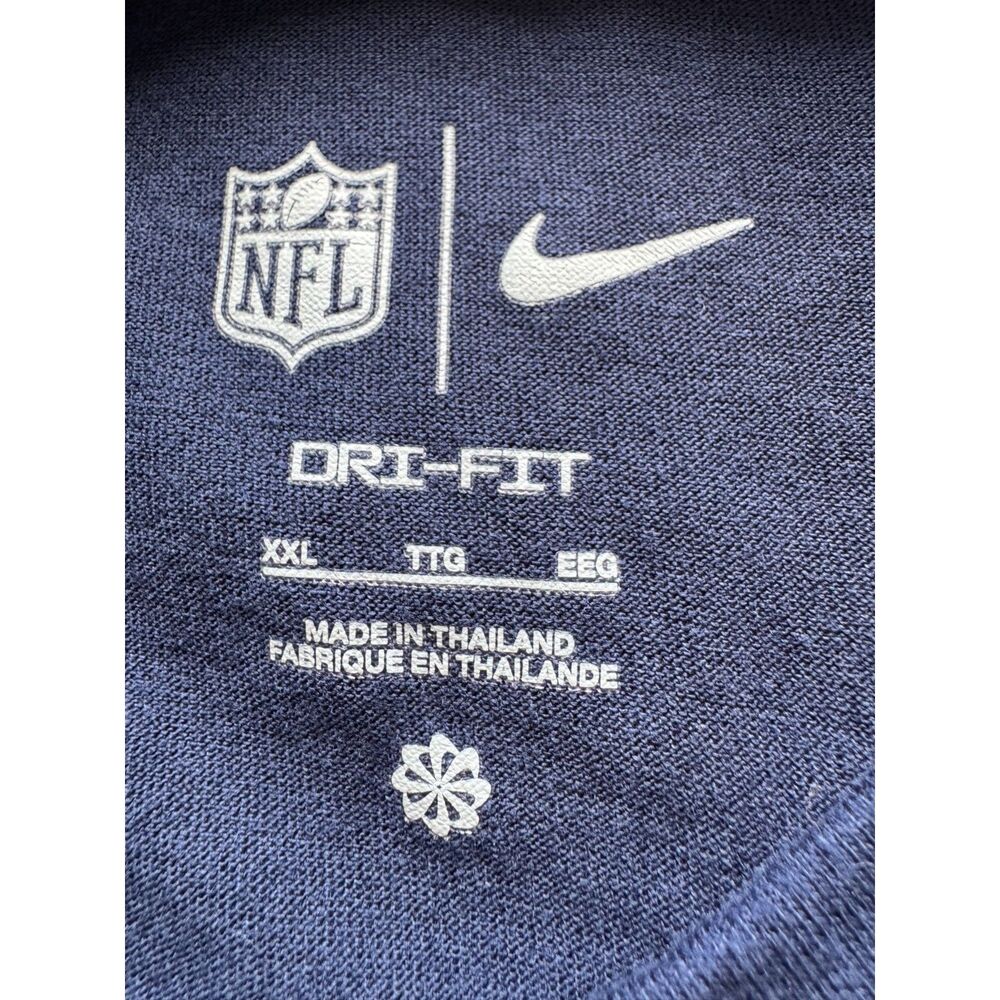 Nike Men's College Navy Seattle Seahawks Sideline Player Performance T-Shirt XXL - Picture 5 of 8